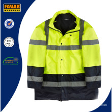 Hi Vis Police Police impermeable 3 en 1 chaqueta